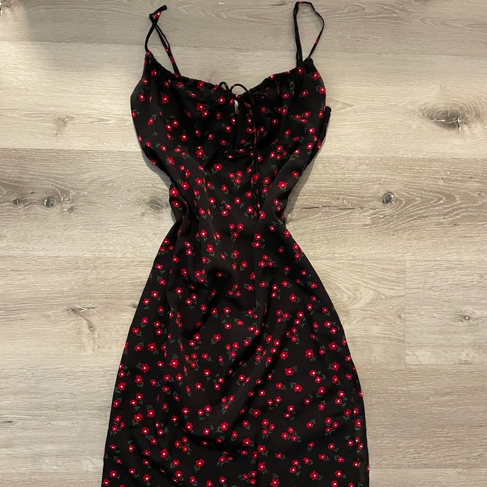 Work once Princess Polly floral midi dress